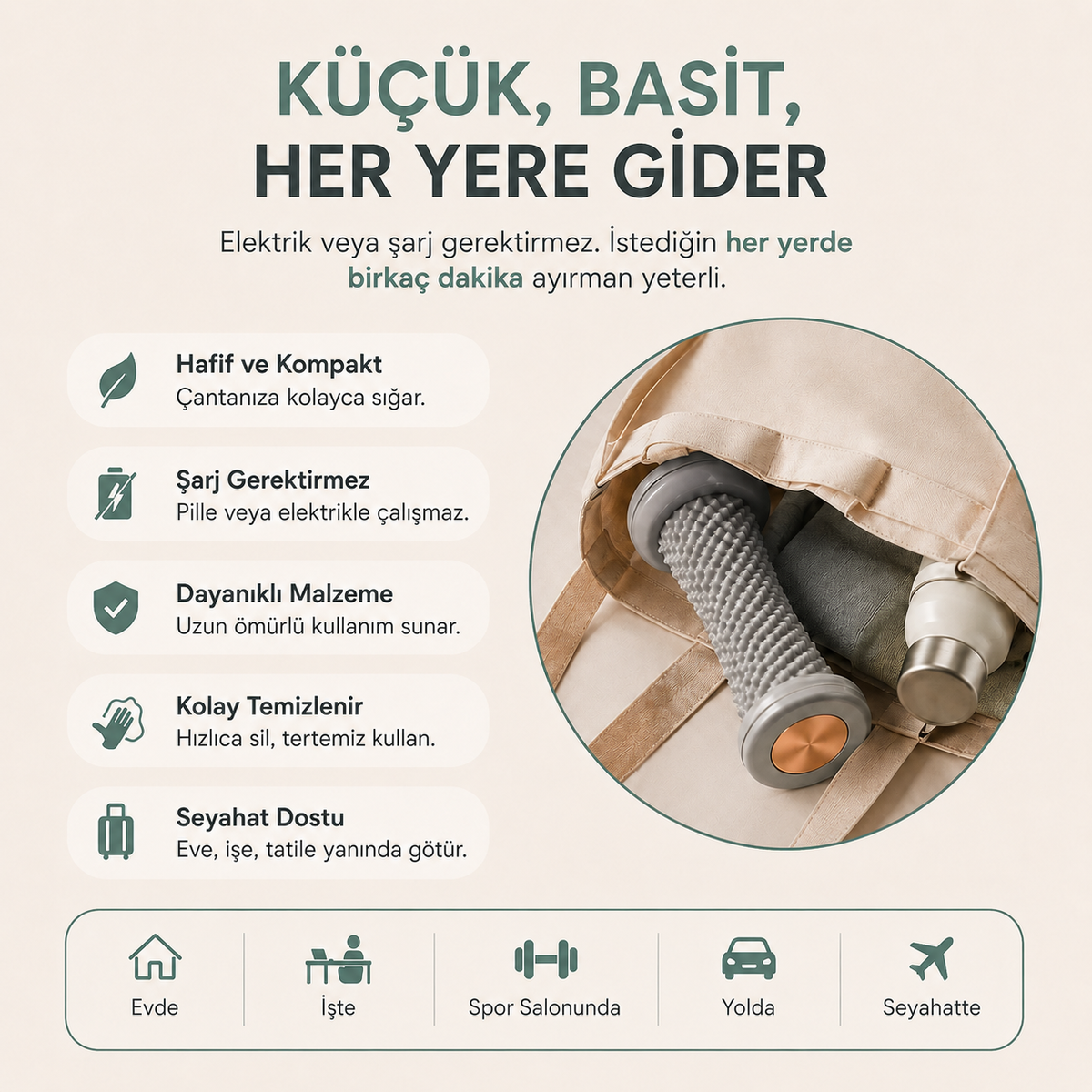 Adımora® Ayak Masaj Rulosu