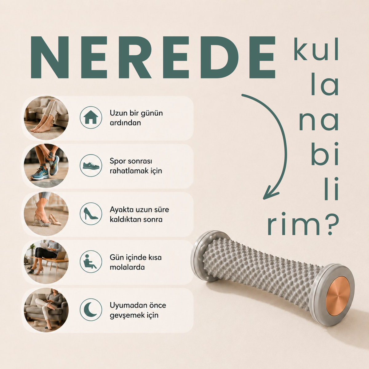 Adımora® Ayak Masaj Rulosu